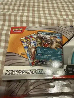 Pokemon TCG Mabosstiff EX Box Factory SEALED with 3 Booster PACKS 1 Foil - Image 2
