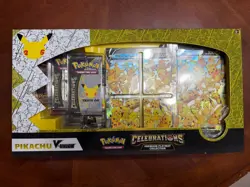 Pokemon Celebrations 25th Anniversary Pikachu V-union Premium Playmat Collection - Image 1