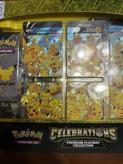 Pokemon Celebrations 25th Anniversary Pikachu V-union Premium Playmat Collection - Image 4