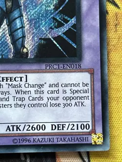 Masked Hero Acid PRC1-EN018 Near Mint Secret Rare 1st Edition Yu-Gi-Oh - Image 4