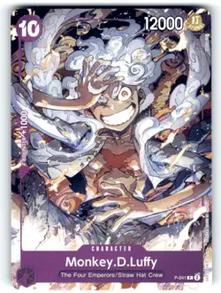 One Piece Promotion Cards #P-041 Monkey.D.Luffy (041) - Image 1