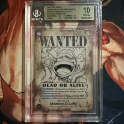 Monkey D. Luffy (Wanted Poster) OP09-119 One Piece (BGS 10 Pristine) - Image 1