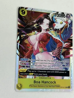 Bandai Boa Hancock OP14-112 SR Full Art Foil Character 10000 ATK 9 Cost English - Image 3