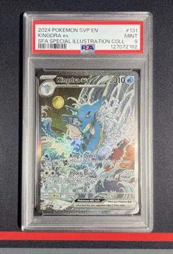 PSA 9 Pokemon Card - Kingdra ex 131 SVP Promo - Special Illustration Collection - Image 1