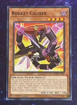 Yu-Gi-Oh! TCG, Rokket Caliber, 2022 Tin of the Pharaohs Gods MP22-EN187 1st Ed. - Image 1