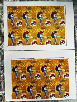 1997/2024 Infinity Pokemon 2 Card Set (Uncut Sheets) NM-MT Condition - Image 2