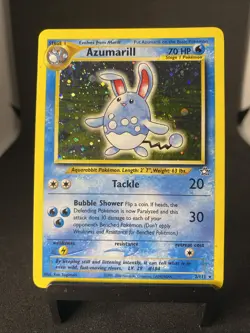 2000 Pokemon Azumarill 2/111 Neo Genesis Holo Rare Raw Card - Image 1