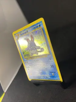 2000 Pokemon Azumarill 2/111 Neo Genesis Holo Rare Raw Card - Image 2