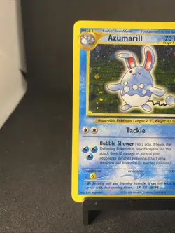 2000 Pokemon Azumarill 2/111 Neo Genesis Holo Rare Raw Card - Image 3