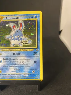 2000 Pokemon Azumarill 2/111 Neo Genesis Holo Rare Raw Card - Image 4