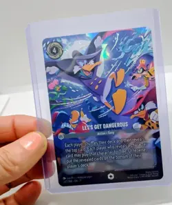 Let’s Get Dangerous Darkwing Duck 240/204 Enchanted Disney Lorcana Card NM/MINT - Image 1