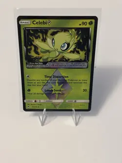 Pokemon Celebi Prism Star 19/214 Prism Rare Holo Lost Thunder Card - Image 1