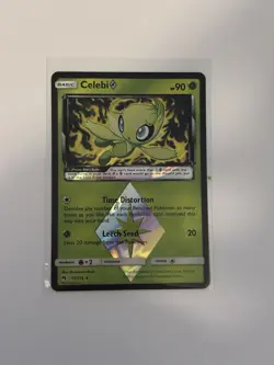 Pokemon Celebi Prism Star 19/214 Prism Rare Holo Lost Thunder Card - Image 3