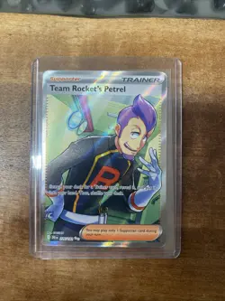 Pokemon Card Team Rocket’s Petrel 226/182 English NM/M - Image 1