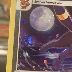 Pokemon Umbreon TCG SWSH129 Black Star Promo Holo Card *swirls* - Image 3