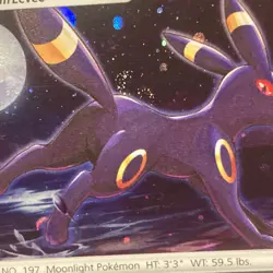 Pokemon Umbreon TCG SWSH129 Black Star Promo Holo Card *swirls* - Image 4