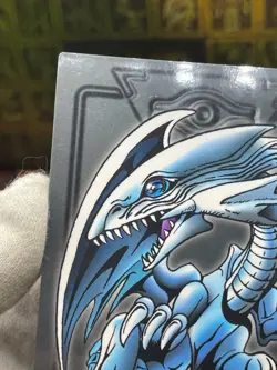 Yugioh Blue Eyes White Dragon BANDAI duel scene vintage card 90s 02 - Image 5