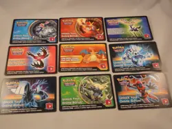 x9 Pokemon TCG Online Code Cards, 9 Different online bonus codes - Image 1