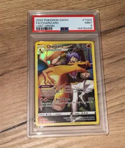 2022 FA Charizard TG03 Pokemon Card Mint PSA 9 TG03/TG30 - Image 1