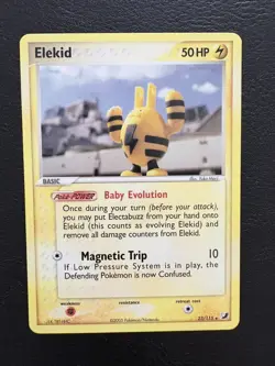 POKEMON Elekid 23/115 Unseen Forces Rare Card Yuka Morii LP - Image 1