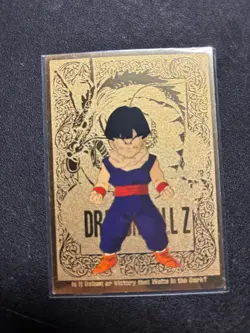 1998 FUNimation Dragon Ball Z Gohan/Frieza Gold Foil Trading Card JPP/AMADA - Image 2