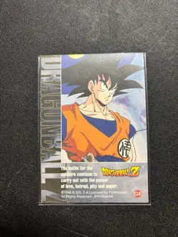 1998 FUNimation Dragon Ball Z Gohan/Frieza Gold Foil Trading Card JPP/AMADA - Image 3