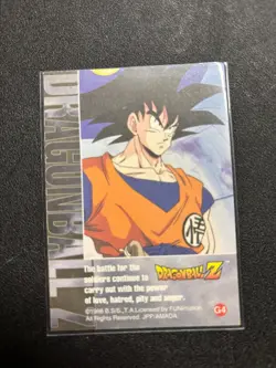1998 FUNimation Dragon Ball Z Gohan/Frieza Gold Foil Trading Card JPP/AMADA - Image 5