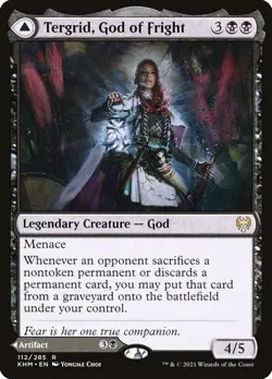 Tergrid, God of Fright - KHM-BF - NM - Magic The Gathering - MTG - Image 1