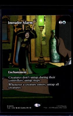 MTG Magic The Gathering TLE Avatar Last Airbender Borderless #15 Intruder Alarm - Image 1