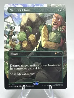 Nature's Claim Non Foil Secret Lair Drop MTG Magic - Image 1