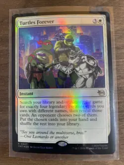 MTG Turtles Forever Teenage Mutant Ninja Turtles Foil - Image 1