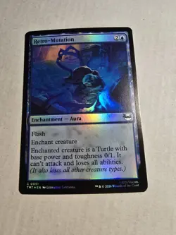 Retro-Mutation - (Foil) - 0051 - TMT Teenage Mutant Ninja Turtles - MTG NM/M - Image 1