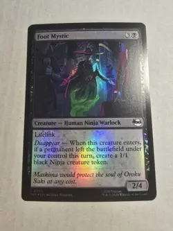 Foot Mystic C FOIL Teenage Mutant Ninja Turtles 63 NM - Image 1