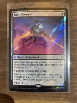 Foot Chopper (Surge Foil) 17 (R) MTG Commander Teenage Mutant Ninja Turtles TMC - Image 1