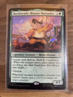 Rocksteady, Mutant Marauder - 33 - MTG: Teenage Mutant Ninja Turtles -Surge Foil - Image 1