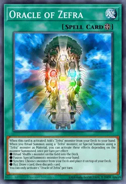Oracle of Zefra - MGED-EN073 Rare | Yu-Gi-Oh! Card - Image 1