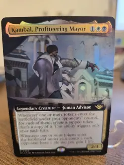 Kambal, Profiteering Mayor (Extended Art) [Outlaws of Thunder Junction] Foil Nea - Image 1