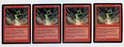 MTG - Magic The Gathering - Fireblast X 4 - Visions- NP/LN! - Image 1
