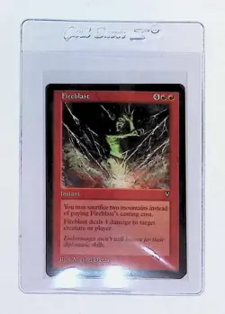 MTG - Magic The Gathering - Fireblast X 4 - Visions- NP/LN! - Image 3