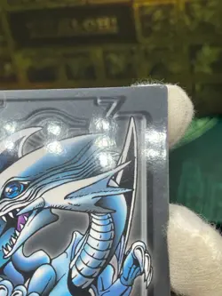 Yugioh Blue Eyes White Dragon BANDAI duel scene vintage card 90s 01 - Image 4