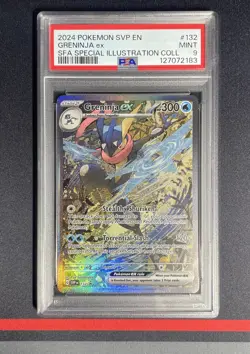 PSA 9 Pokemon Card - Greninja ex 132 SVP Promo - Special Illustration Collection - Image 1