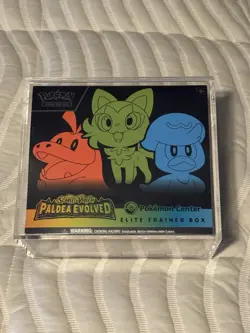 Paldea Evolved Pokemon Center ETB (Comes Sealed With The Case) - Image 1