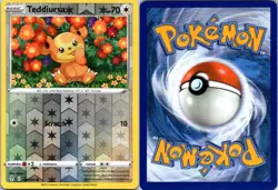 Teddiursa 126/203 C Evolving Skies Pokemon Reverse Holo NM - Image 3