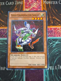 Yu-Gi-Oh! Ninja Grandmaster Sasuke BP02-EN029 Common 1st Edition Lightly Played - Image 1