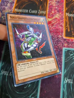 Yu-Gi-Oh! Ninja Grandmaster Sasuke BP02-EN029 Common 1st Edition Lightly Played - Image 2