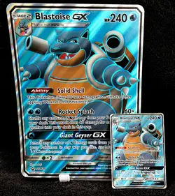 2019 BLASTOISE GX SM189 • BLACK STAR PROMOS JUMBO & STANDARD HOLO • POKEMON - Image 1