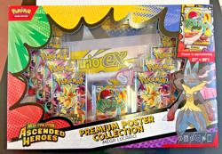 Pokemon TCG Ascended Heroes Mega Lucario Premium Poster Collection Sealed OVP - Image 1