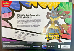 Pokemon TCG Ascended Heroes Mega Lucario Premium Poster Collection Sealed OVP - Image 2