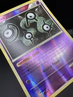 Unown 40/90 HGSS Undaunted Reverse Holo Uncommon Pokemon NM - Image 4