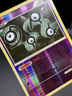 Unown 40/90 HGSS Undaunted Reverse Holo Uncommon Pokemon NM - Image 5